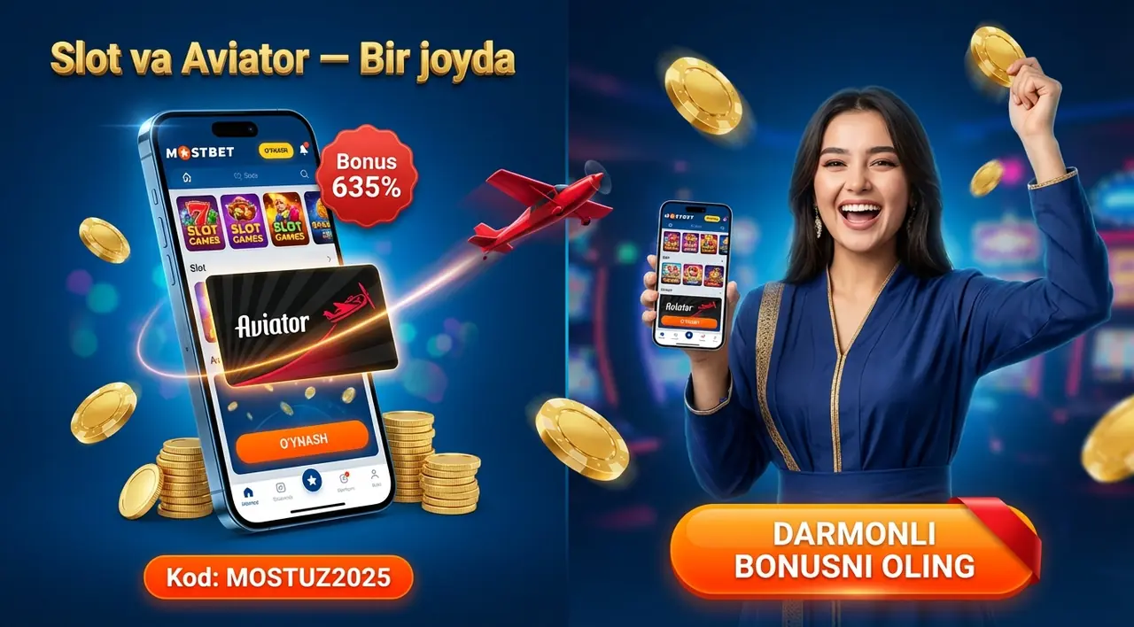 Mostbet Qazino – Slot Mashinalari va Aviator O'yini